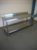 Stainless steel work table