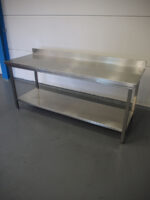 Stainless steel work table