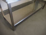 Stainless steel work table