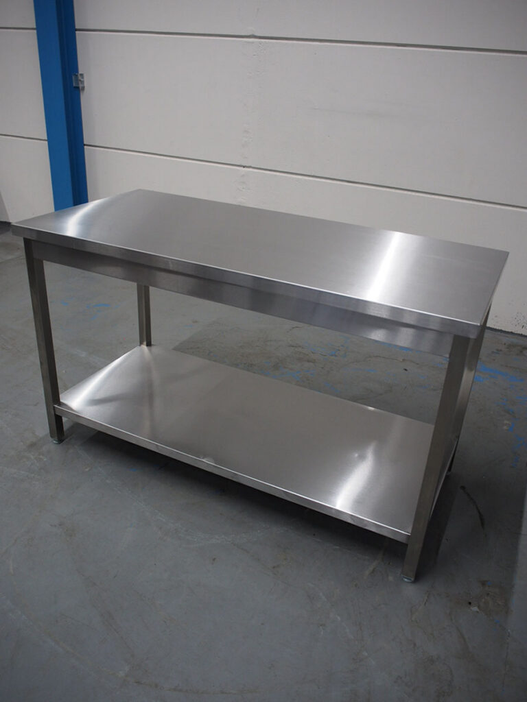 Stainless steel work table