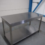 Stainless steel work table