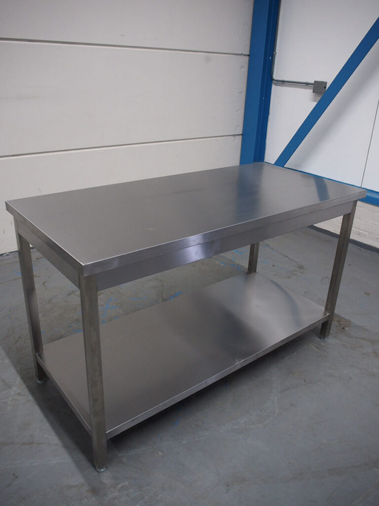 Stainless steel work table